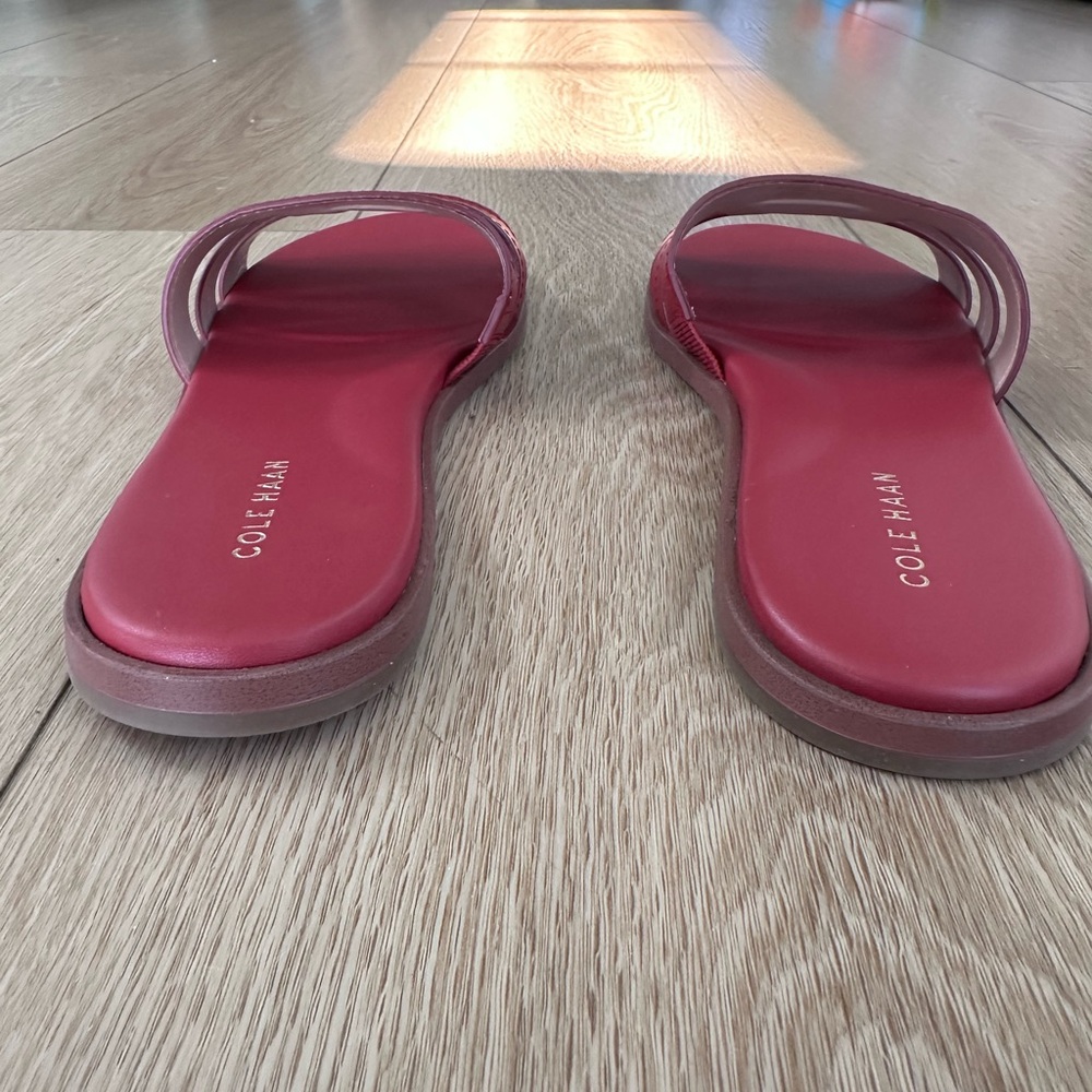 Cole Haan Women's Red Slide Sandals - Picture 5 of 5
